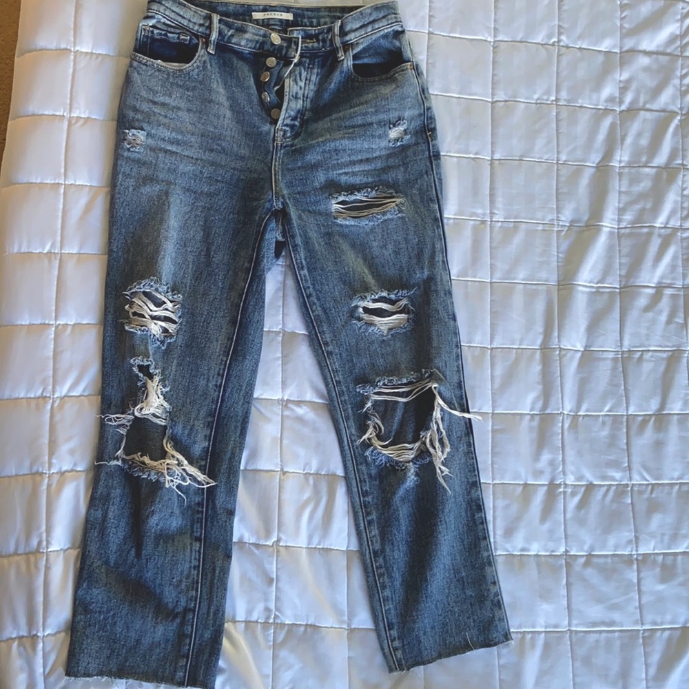 High rise straight PacSun jeans